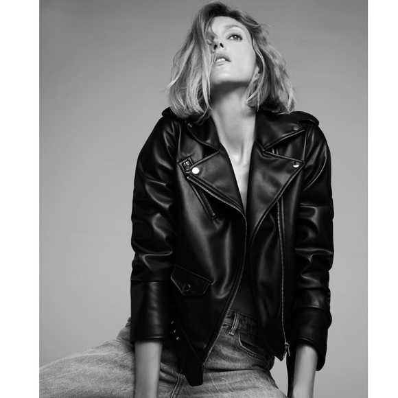 Zara Faux Leather Jacket - Picture 2 of 7
